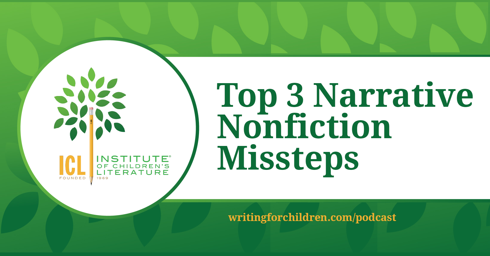Top 3 Narrative Nonfiction Missteps Epsiode 241