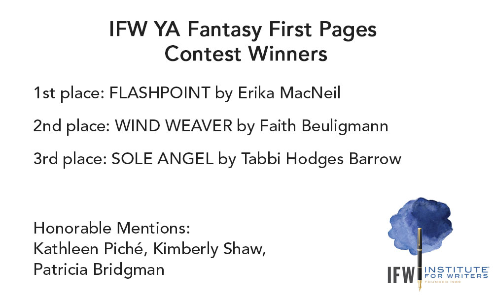 IFW-YA-Fantasy-First-Pages-Winners