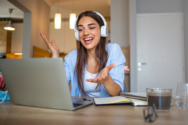 Learning to Write for Publication CANVA Girl with Headphones