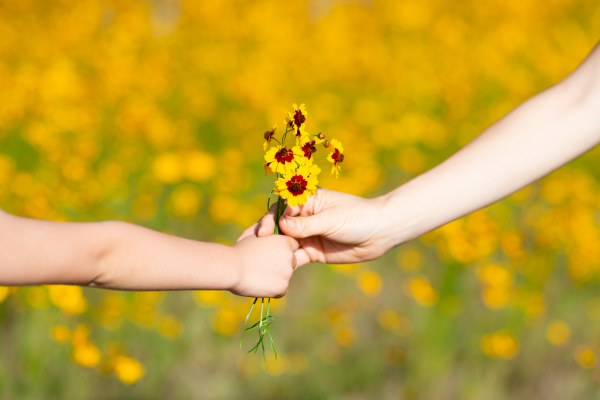 Giving Flowers CANVA