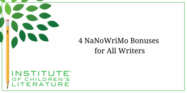 4 NaNoWriMo Bonuses for All Writers