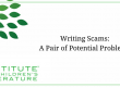 Writing Scams A Pair of Potential Problems