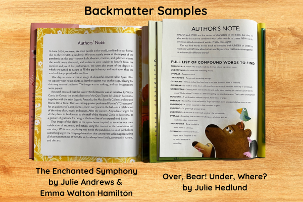 Backmatter Samples 2