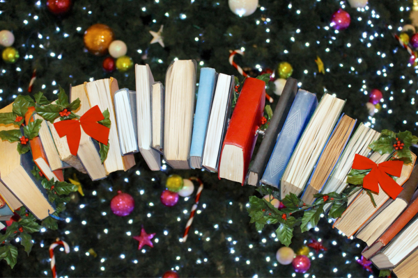 Holiday Writing for Children’s Publishers CANVA book ornaments