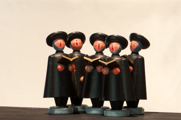 Holiday Writing for Childrens Writers CANVA wooden carolers