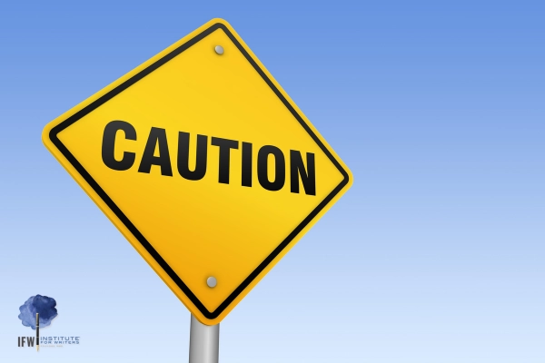 10-22-24 - IFW - Do You Need an Agent or a Publisher for Your Manuscript CANVA caution