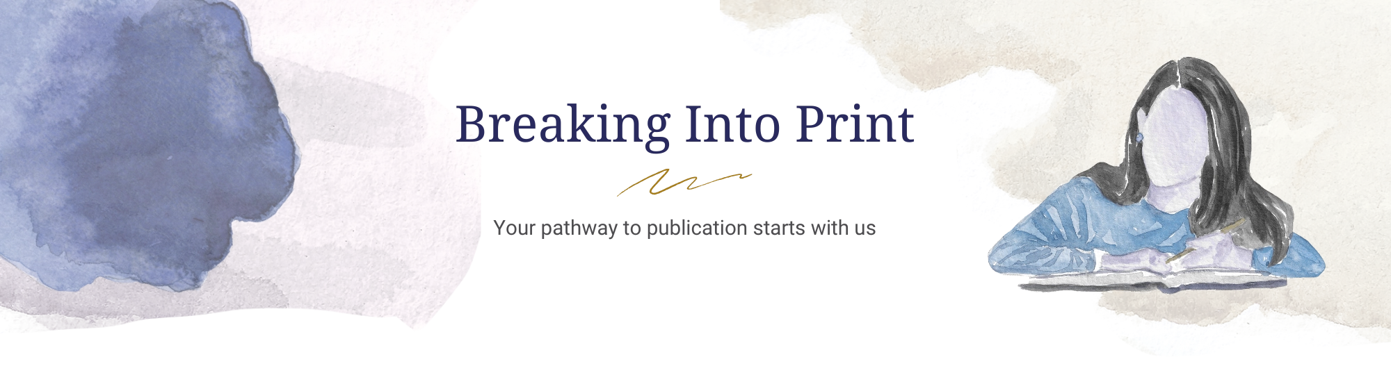 Online Writing Course Breaking into Print. Learn How to submit to publishers and Creative writing techniques